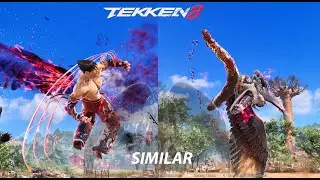 TEKKEN 8 DEVIL JIN and JIn kazama similar moves and new season 3
