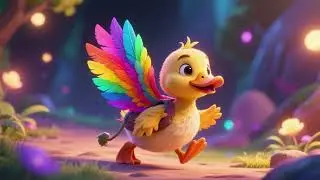 Duckling and the Rainbow Feather Quest | Kids Adventure & Counting Song 🦆🌈🎵