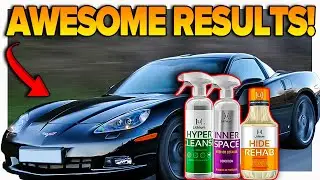 HOW To Detail Your Car's Interior LIKE A PRO! C6 Corvette Detailed!