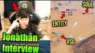 Jonathan🤣funny interview in PMPL. Soul Vs entity Vs VSG fight 🔥.