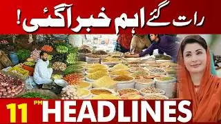 Late Night Alert! Important News Just In | 11 PM Headlines Lahore News