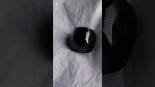 🌑 &ldquo;Luxury Black Tourmaline Cabochon &ndash; 27.5 Carat Natural Crystal&rdquo;