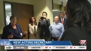 Pa. Secretary of State meets with new York County Election Director