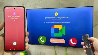 Google Meet incoming Call Xiaomi TV Samsung Tab A7, Redmi note 13 pro real call iPhone 17pro