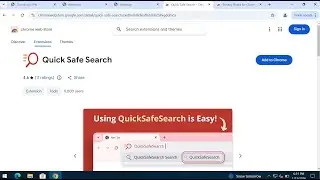 Quick Safe Search browser hijacker removal video.