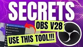 OBS V28 Update! Use this tool!!! Application audio capture #obs #obsstudio #update