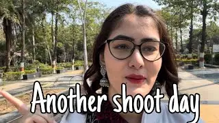 Another shoot day ! #vlogs #youtube #vlogs #youtuber #shoot #vlogger #vlogging #saree #like 