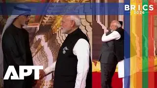 WATCH | PM Modi Hugs Indonesian President, Welcomes World Leaders at BRICS | APT