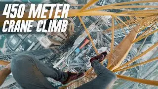 Free Climbing the TALLEST Crane in Dubai 😲
