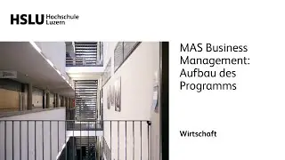 MAS Business Management: Aufbau des Programms