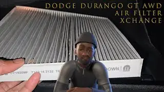 MAWULI (2017 GT AWD Dodge Durango) Cabin Air Filter Replacement❗#Mopar