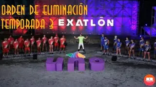Orden de eliminación Temporada 3