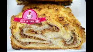 Apfel - Nusszopf mit Streusel - ELMALI  CEVİZLİ ÖRGÜ ÇÖREK TARİFİ