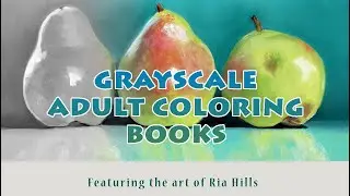 Grayscale Adult Coloring Books