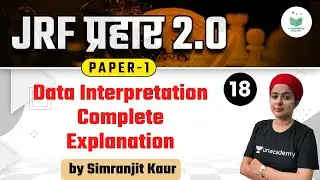 10:00 AM - NTA UGC NET 2021 | Simranjit Kaur | Data Interpretation Complete Explanation