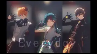 【原神MMD/Genshin Impart MMD】You make me happy everyday~【达·魈·钟Sweets Paradise联动】