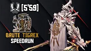 MHW : Iceborne I Brute Tigrex Solo Kjaar Daggers Water Dual Blade [5'59]
