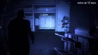 Batman Arkham Knight Strange Voice in Detective Mode