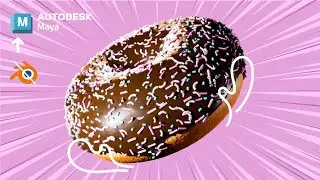 Maya Beginner 3D Donut  Tutorial - Part 4: Lighting and Rendering with Arnold