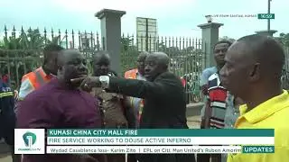 Огонь в торговом центре China City: мэр Кумаси раскрыл шокирующую причину задержек с тушением пожара