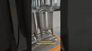 200L CIP Cleaning System #yogurt tank cleaning #milk tank cleaning #CIP cleaning