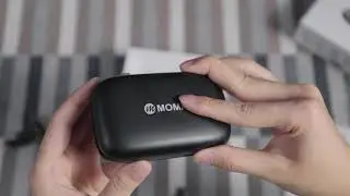 Moman Micro Cravate sans Fil, CP2(C) Microphone Lavalier Wireless USB C/Type C/PC