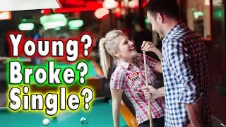 Top 10 Cities for the Young, Broke, and Single in the United States.