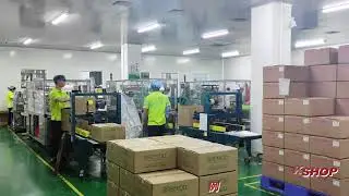 Toothpaste packing Coding and Film Packaging Workshop paste line solution Guanyu#productionline