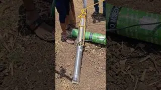7.5 HP solar motor ⚡ 30 meter head pump ⚡ Ecozon solar company ⚡#shorts #youtubeshorts #trending