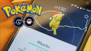 Catching First Christmas Pikachu || Pokemon Go!