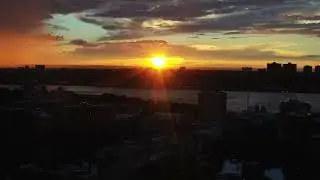 New York City Escape Sunset | Wind Down Relaxation Music