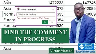Threaded comments in progress - Excel