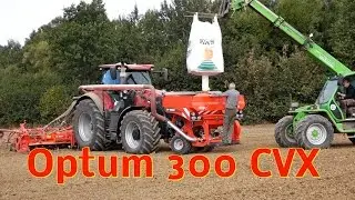 Case IH Optum 300 CVX mit Kuhn HR 6004