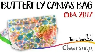 Butterfly Canvas Bag Project - Tami Sanders (CHA 2017)
