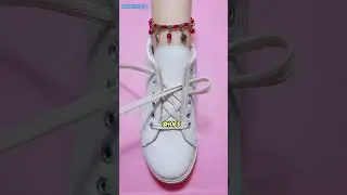 Creative Shoe Lacing Techniques! 👟 Unique Shoelace Design! 🔥 #DIYFashion #ShoelaceArt