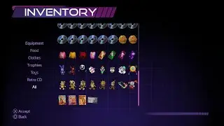 FNaF Security Breach Every Item Showcase ( Very Important Person Trophy )