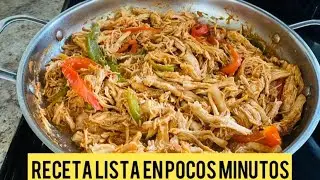 C&oacute;mo preparar pollo deshebrado Para Burritos Quesadillas y Tacos