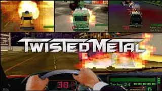 Twisted Metal - All Special Weapons | PS1
