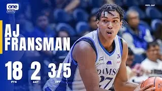 AJ Fransman TURNS THE HEAT for Adamson with 18 POINTS | UAAP SEASON 88 MEN&rsquo;S BASKETBALL | HIGHLIGHTS