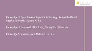 Support Engineer | Integration Developer | Support Engineer Jobs | Integration Developer Jobs