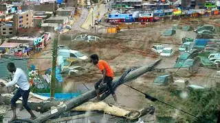 Apocalypse in Africa! The capital of Sierra Leone has gone under water! Flooding in Freetown.