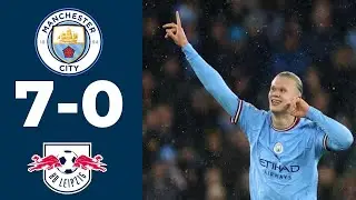Manchester city 7-0  RB Leipzig  [UEFA CHAMPIONS LEAGUE ROUND OF 16 2022 2023 ]  Highlights