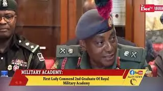 MILITARY ACADEMY:First Lady Commend 2nd Graduate Of Royal Military Academy.