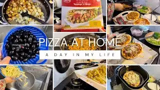 Productive day✨ || Made pizza with K&NS Fajita 😍|| Regular day vlog 