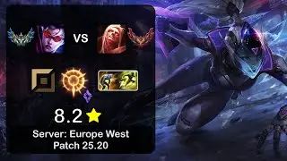 Vayne Top vs Vladimir - EUW Challenger - Patch 25.20