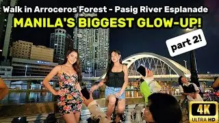 Part2 of MANILA'S Shocking Transformation | Walk in Arroceros Park to Pasig River Esplanade Manila