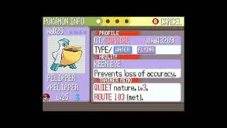 How to get Pelipper in Pokemon Ruby