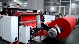 Non Woven Fabric Slitting Machine within Double Rewinder