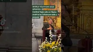 Cardinal Tagle calls on Filipino youth to be 'influencers with a purpose' #youtube #reels #shorts