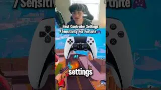 Best Controller Settings/Sensitivity For Fortnite 🎮 #fortnite #prosettings #shorts